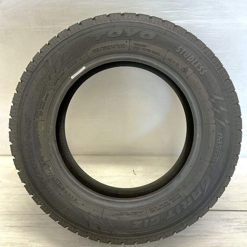 中古 165/70R14 TOYO OBSERVE GARIT GIZ 1本 スタッドレスタイヤ 