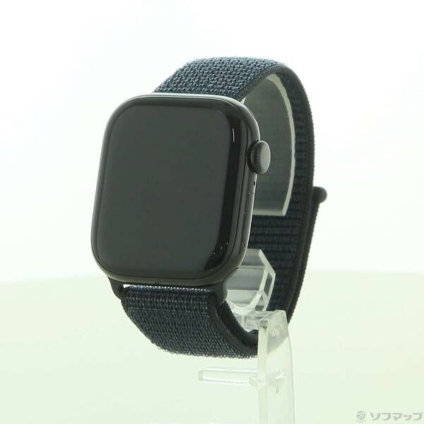 〔 品〕 Apple Watch Series 10 GPS 42mm ジェットブラックアルミニウムケース インクスポーツループ 297