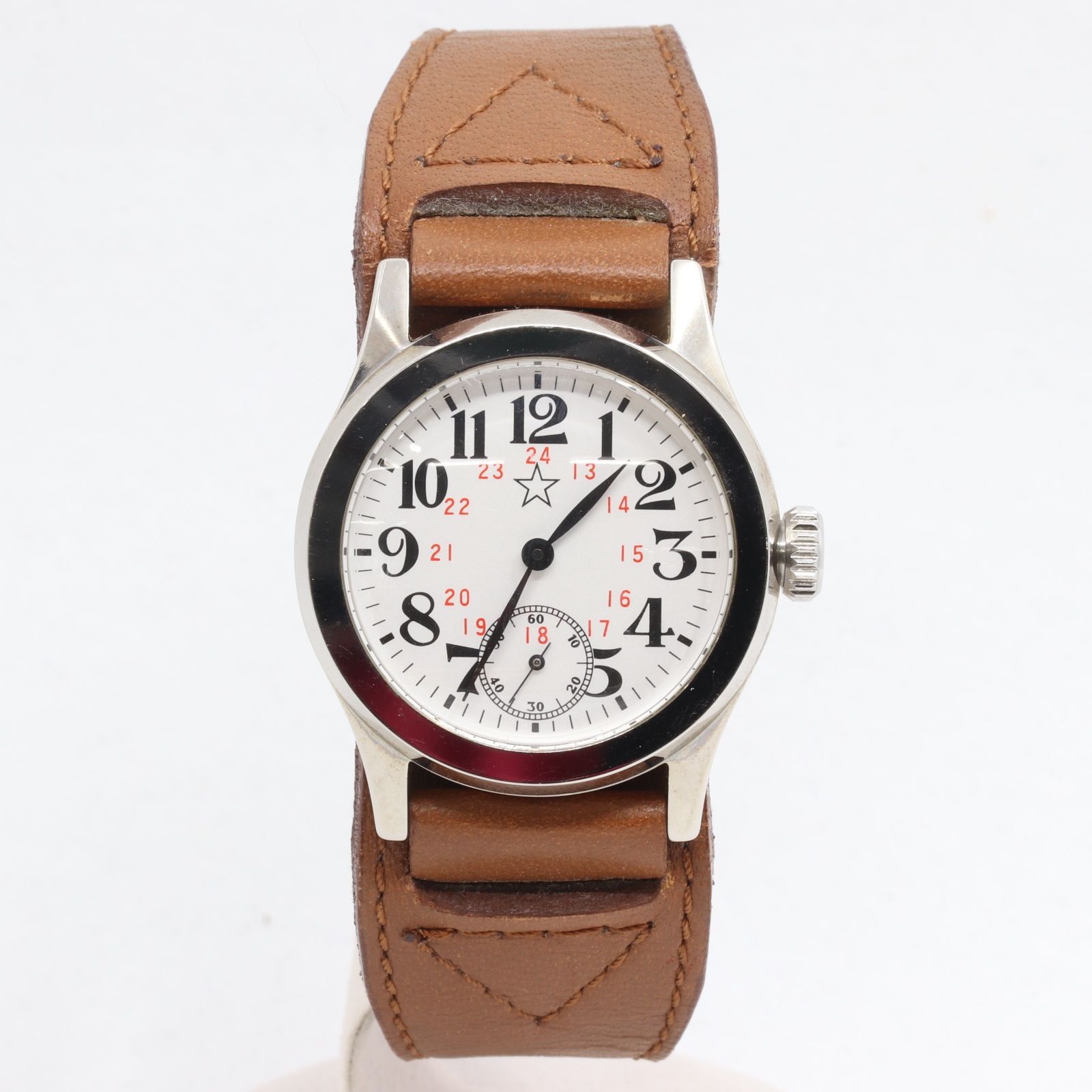 ITG6W9HCYOVA 帝国陸軍 レプリカ 軍用時計 SS/革 QZ メンズ腕時計 箱 
