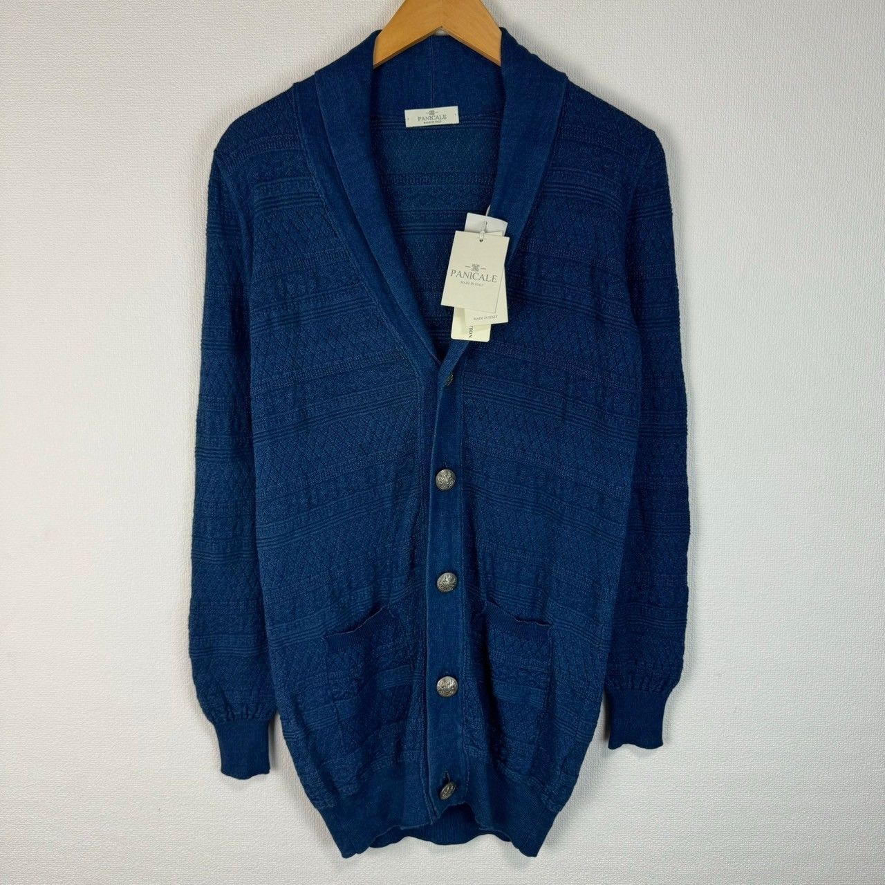新品未使用 イタリア製 PANICALE パニカーレ カーディガン ニット  
