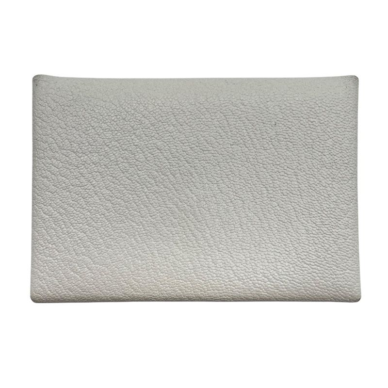 エルメス HERMES カルヴィデュオ U刻 ナタxケブラコ SV金具 ヴェルソ シェーブル レディース カードケース