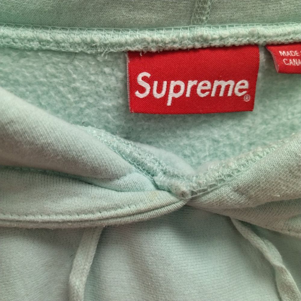 SUPREME (シュプリーム) 17AW Box Logo Hooded Sweatshirt ボックスロゴ フーデッドスウェットシャツ  プルオーバーパーカー アイスブルー