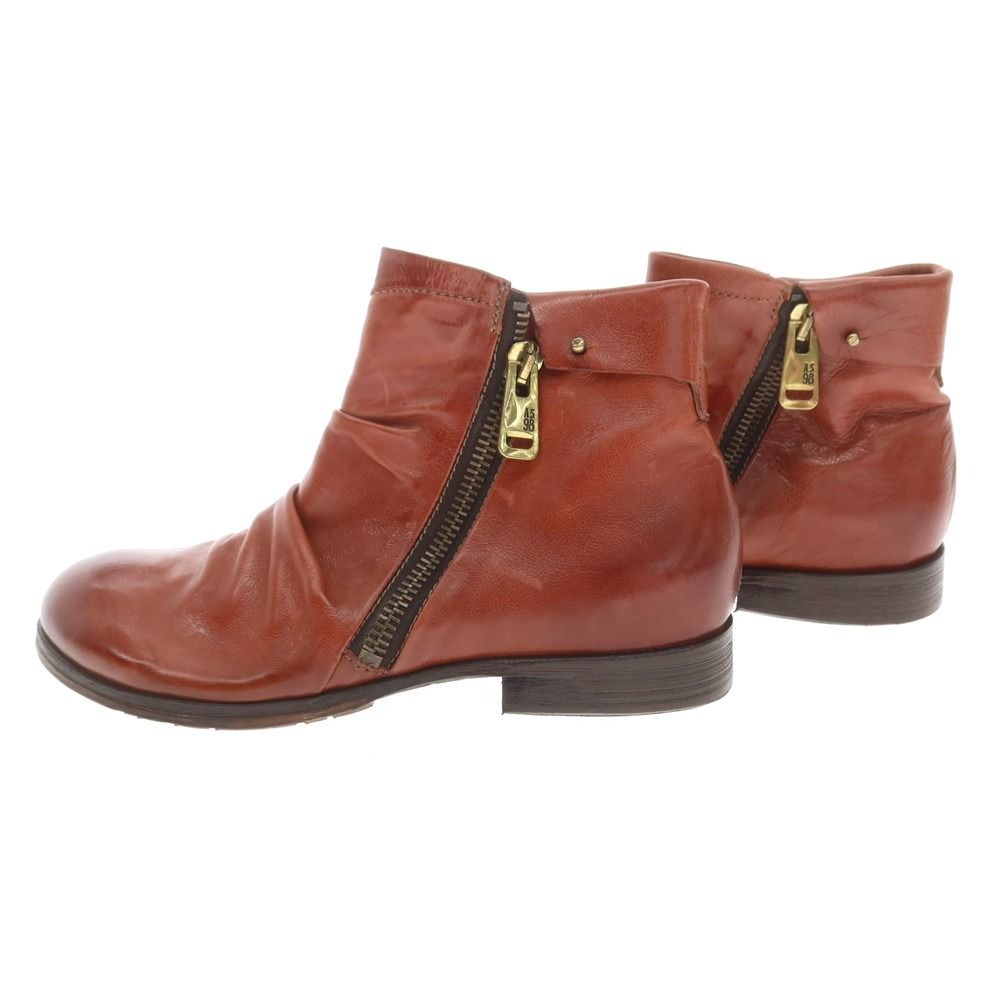 新品】エアーステップ98 A.S.98 サイドジップ ブーツ レッドブラウン  