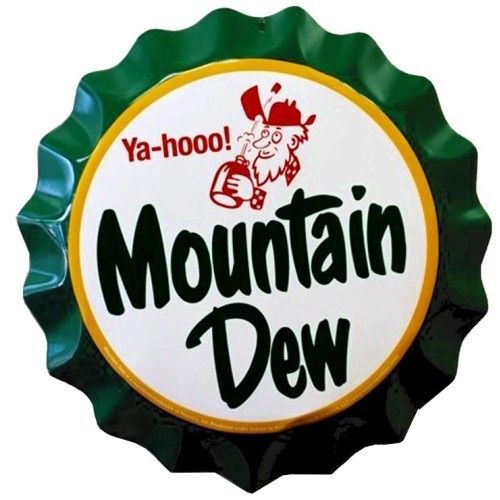 MOUNTAIN DEW 忙しい 看板 アメリカンインテリア雑貨 マウンテンデュー