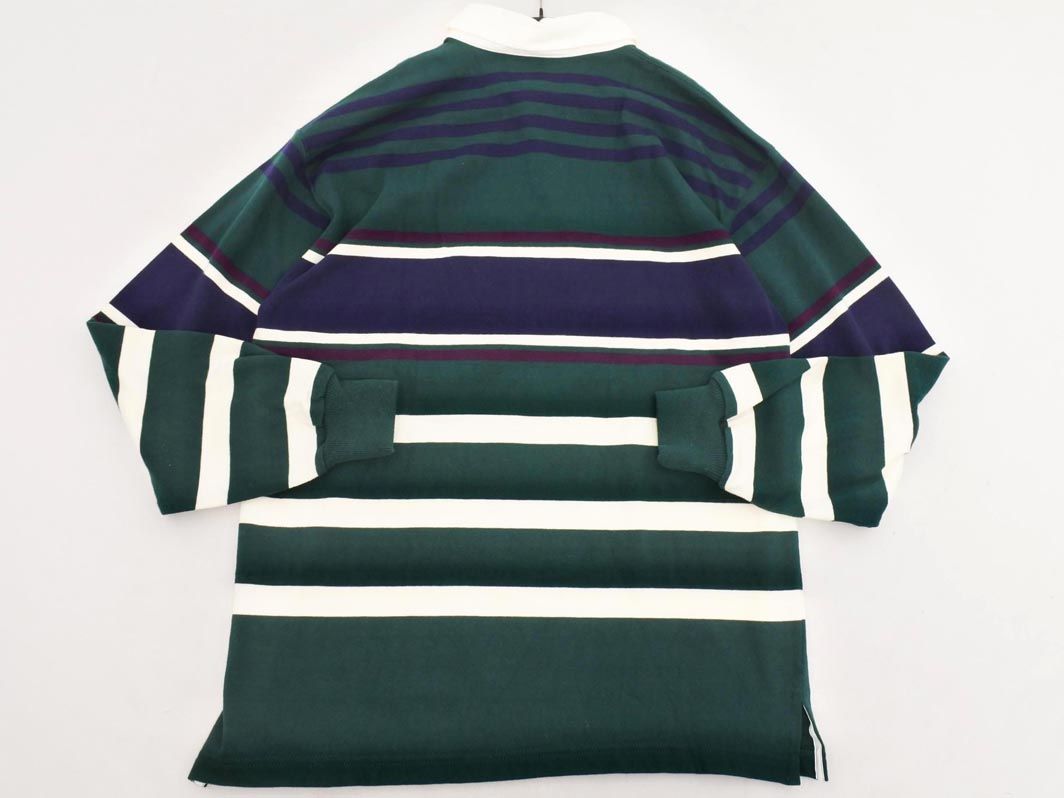 新品Lands'End ラガーシャツ M米国製レッド/ホワイト/ネイビー 新品 s-spd23y21n05z4272.jpg