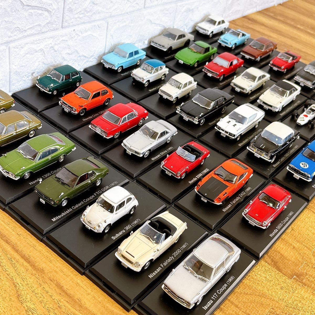 国産名車コレクション1/43 33台セット 大量 ミニカー レトロ 昭和 名車