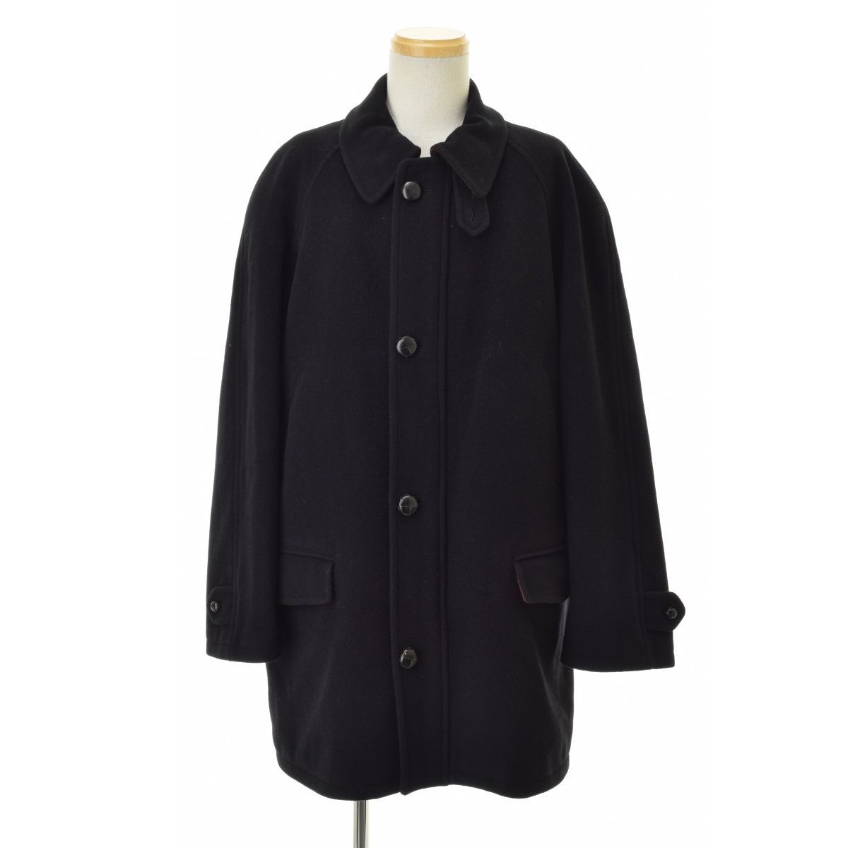 【古着】Norman Wells Collection カシミヤ混メルトンウールコート