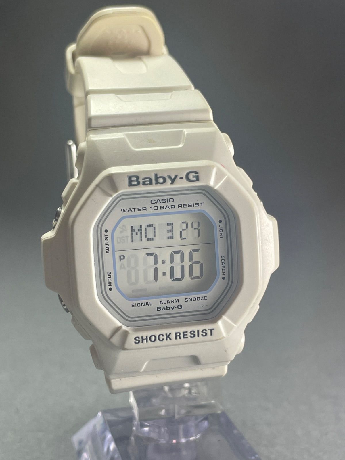 カシオ Baby-G BG-5600WH ホワイト デジタル レディース腕時計
