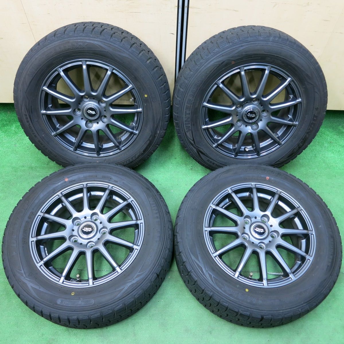 送料無料* バリ溝！キレイ！8.5分☆スタッドレス 195/65R15 ダンロップ ウインターマックス WM01 TEAD テッド 15インチ  PCD114.3/5H☆4082903SYス - メルカリ