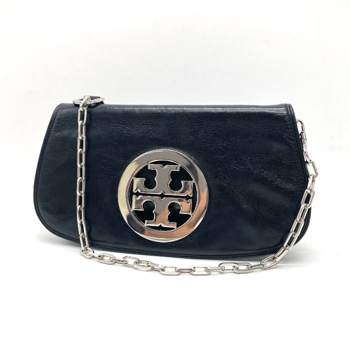 TORY BURCH トリー バーチ ロゴ レザー ショルダー バッグ eH0923N