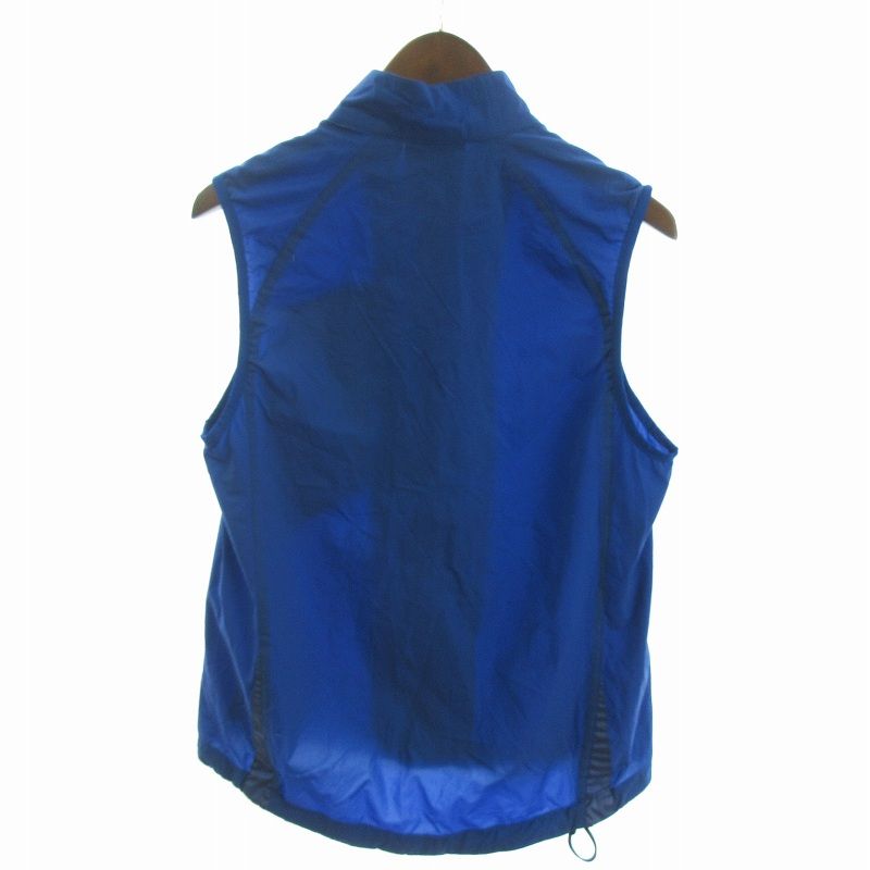 パタゴニア Patagonia ヴィンテージ ナイロンベスト ロゴ刺繍 青