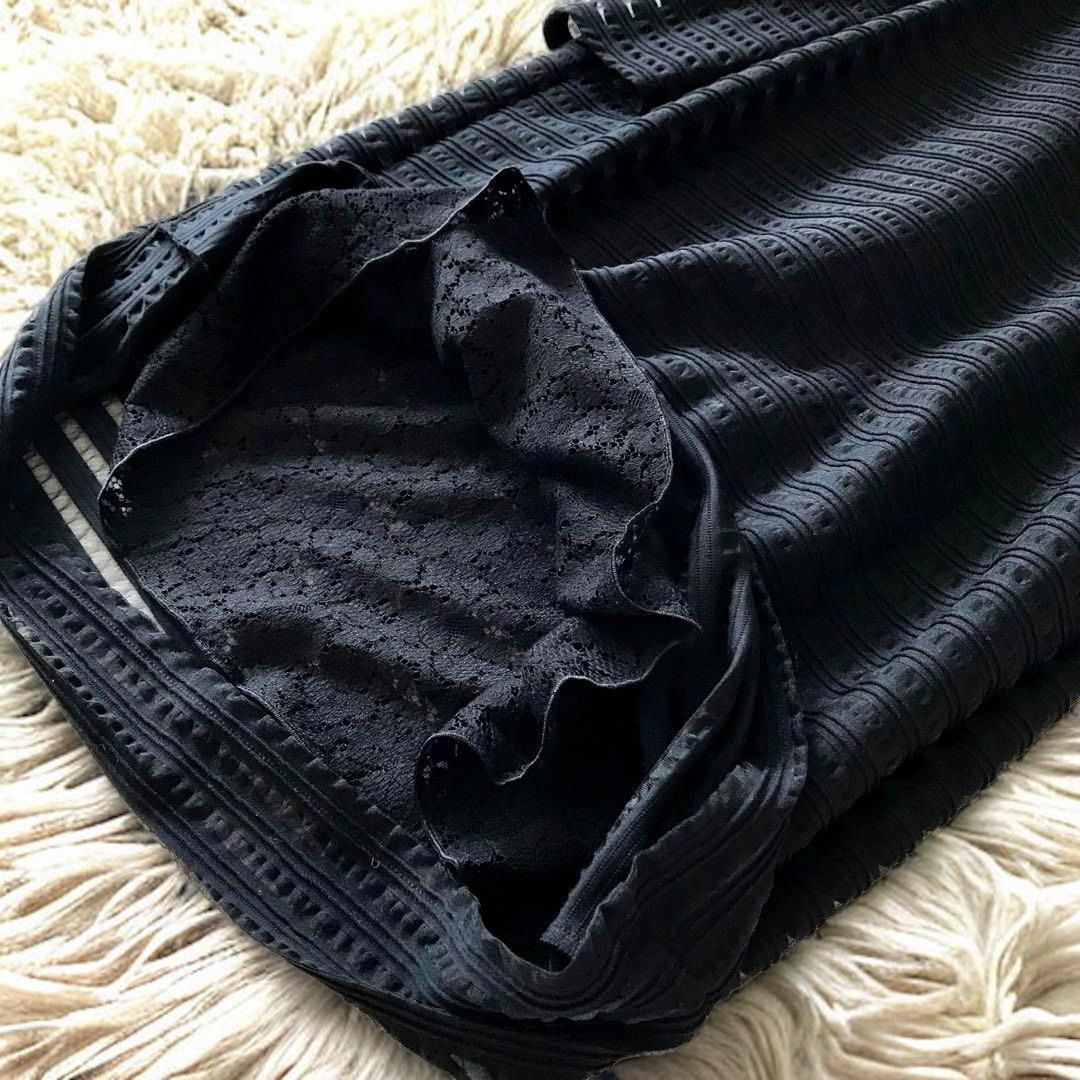 Max Mara マックスマーラ レースボーダー シアーワンピース シースルー  