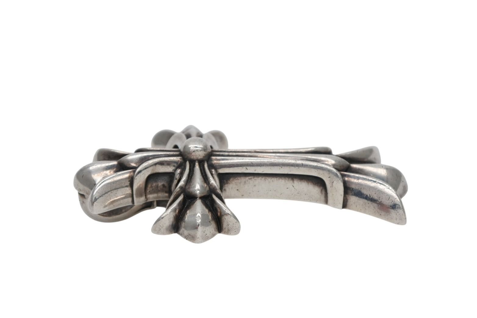  CHROME HEARTS クロムハーツ ダブルCHクロス ラージ ペンダントトップ チャーム 重量約102 g 2011 .925刻印 シルバー925 4 b 007668 その他 アクセサリー