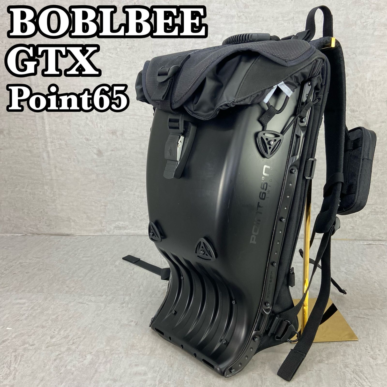 POINT 65°ｎ SWEDEN BOBLBEE 25L GTX ボブルビー バイク用リュックサック バックパック ハードシェル PHANTOM  ファントム ブラック - メルカリ