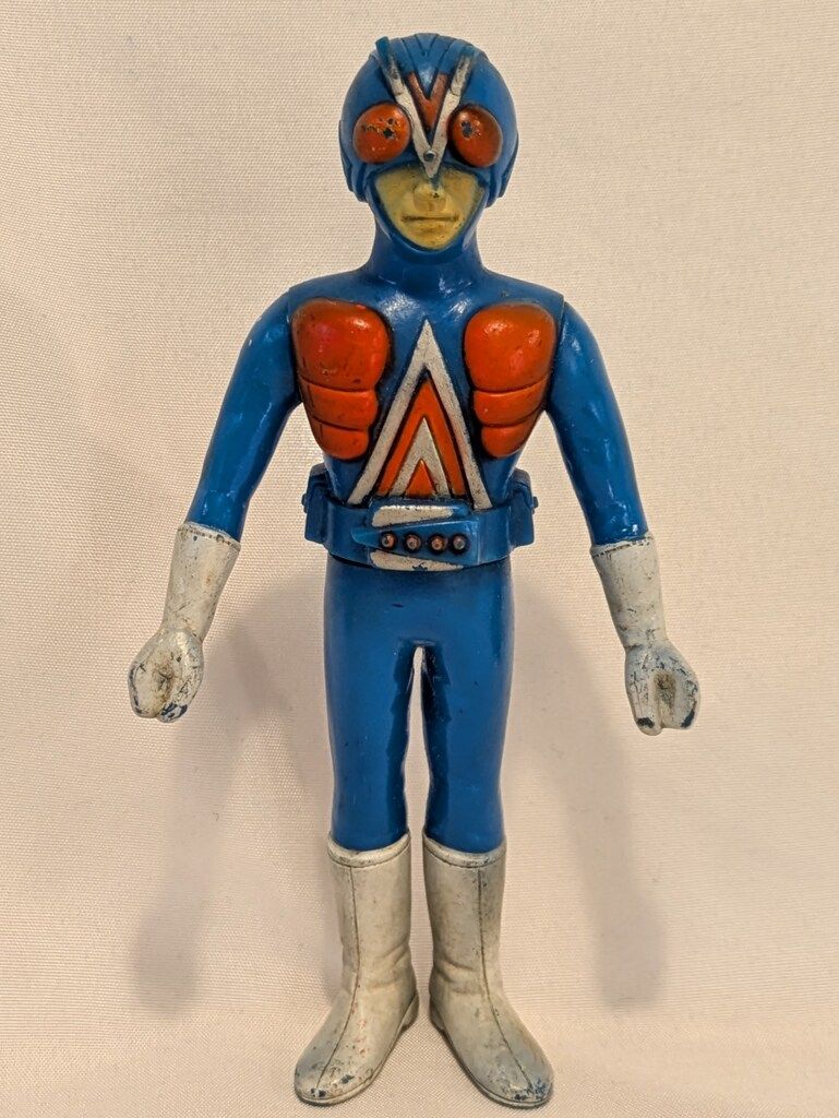 ポピー ポピーミニ/VIN/仮面ライダーV3ソフビ ライダーマン/両手可動
