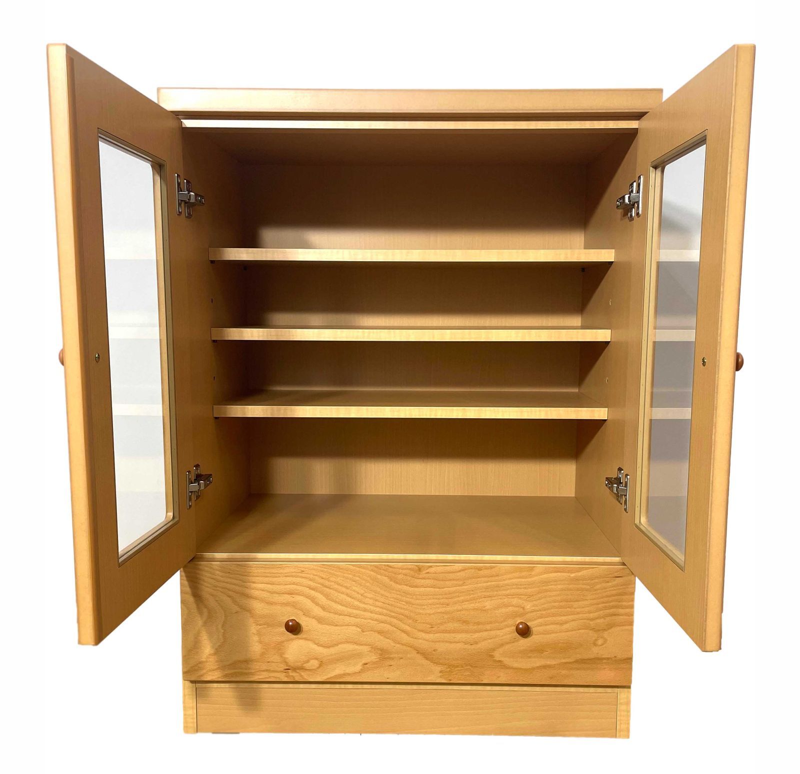 幅70キャビネットミドル食器棚カップボード/キャビネットミドル