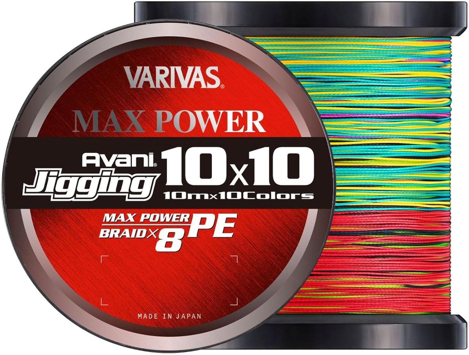 バリバス(VARIVAS) 8本撚り PEライン アバニ ジギング10×10 マックスパワーPE X8