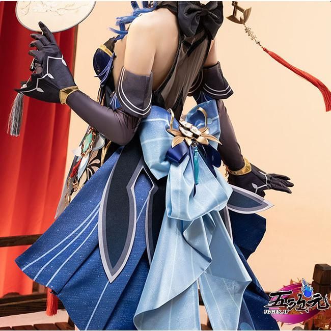 新発売 猫屋小舗 原神 コスプレ 甘雨スキン 玄玉瑶芳 海