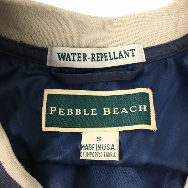PEBBLE BEACH/ペブルビーチ USA製 Vintage 防水プルオーバーブルゾン 