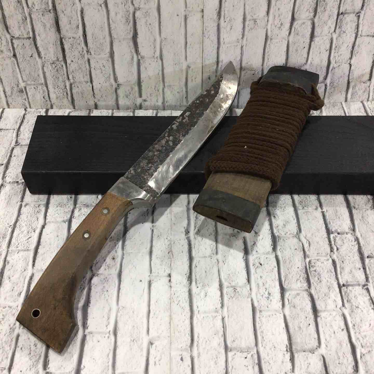 品 兼常作 剣鉈 片刃 アウトドア 枝落とし 全長約362mm ケース付属 川口店