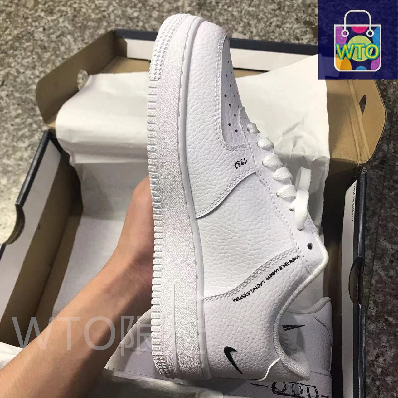 NIKE ナイキ スニーカー ナイキ AIR FORCE 1 LOW SKETCH - WHITE