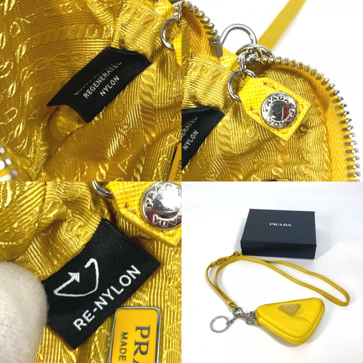 PRADA プラダ Re-Nylon トライアングルロゴ ミニポーチ ナイロン PRADA プラダ ポーチ Re Nylon トライアングル 2TT140 ナイロン