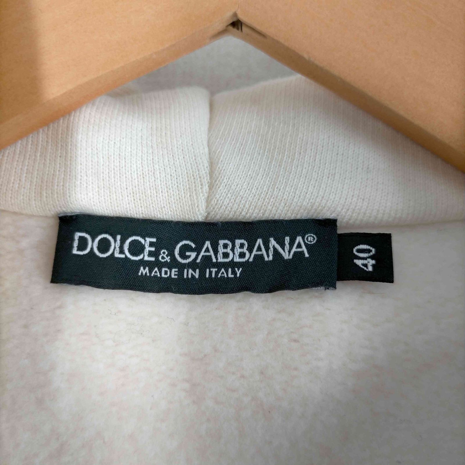 ドルチェアンドガッバーナ DOLCE&GABBANA ロゴエンブロイダリージップアップパーカー メンズ 40 - メルカリ