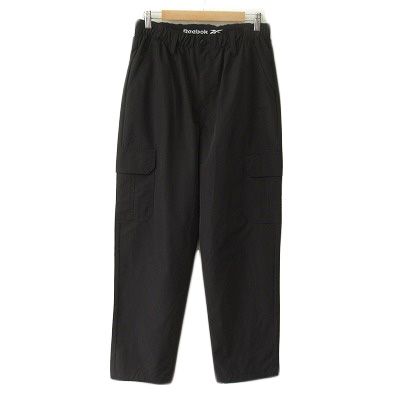 リーボック Reebok パンツ カーゴ テーパード M 黒 ブラック