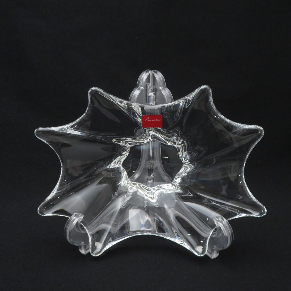 Baccarat バカラ アッシュトレイ 灰皿 高級 インテリア 小物入れ バカラ ボリュート アッシュトレイ（8cm）名入れ彫刻代込み トレイ