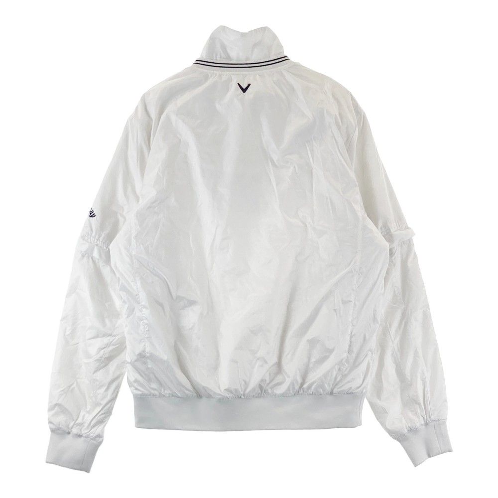 サイズ：M CALLAWAY キャロウェイ 2WAY中綿ブルゾン ホワイト系