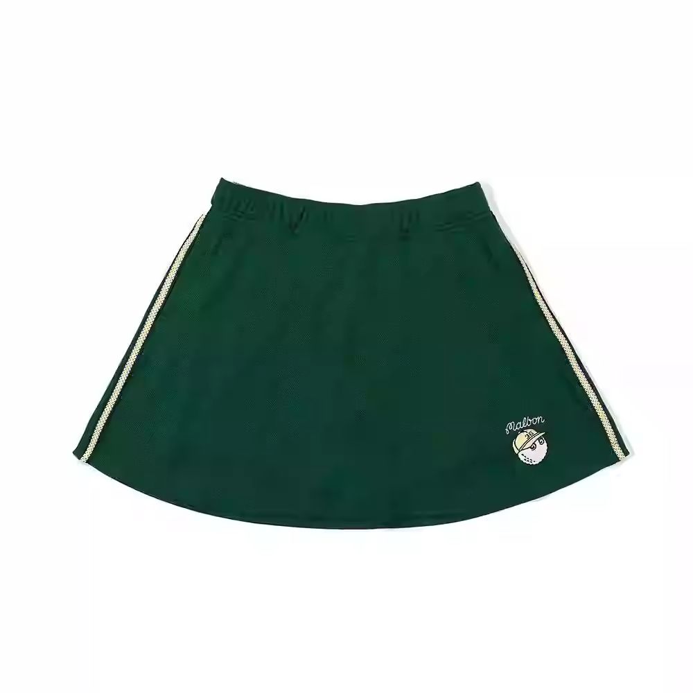 Malbon Golfセットアップ 2025年秋新作 パーカー/スカート ブルー Malbon Golfセットアップ 2025年秋新作 パーカー/スカート ブルー