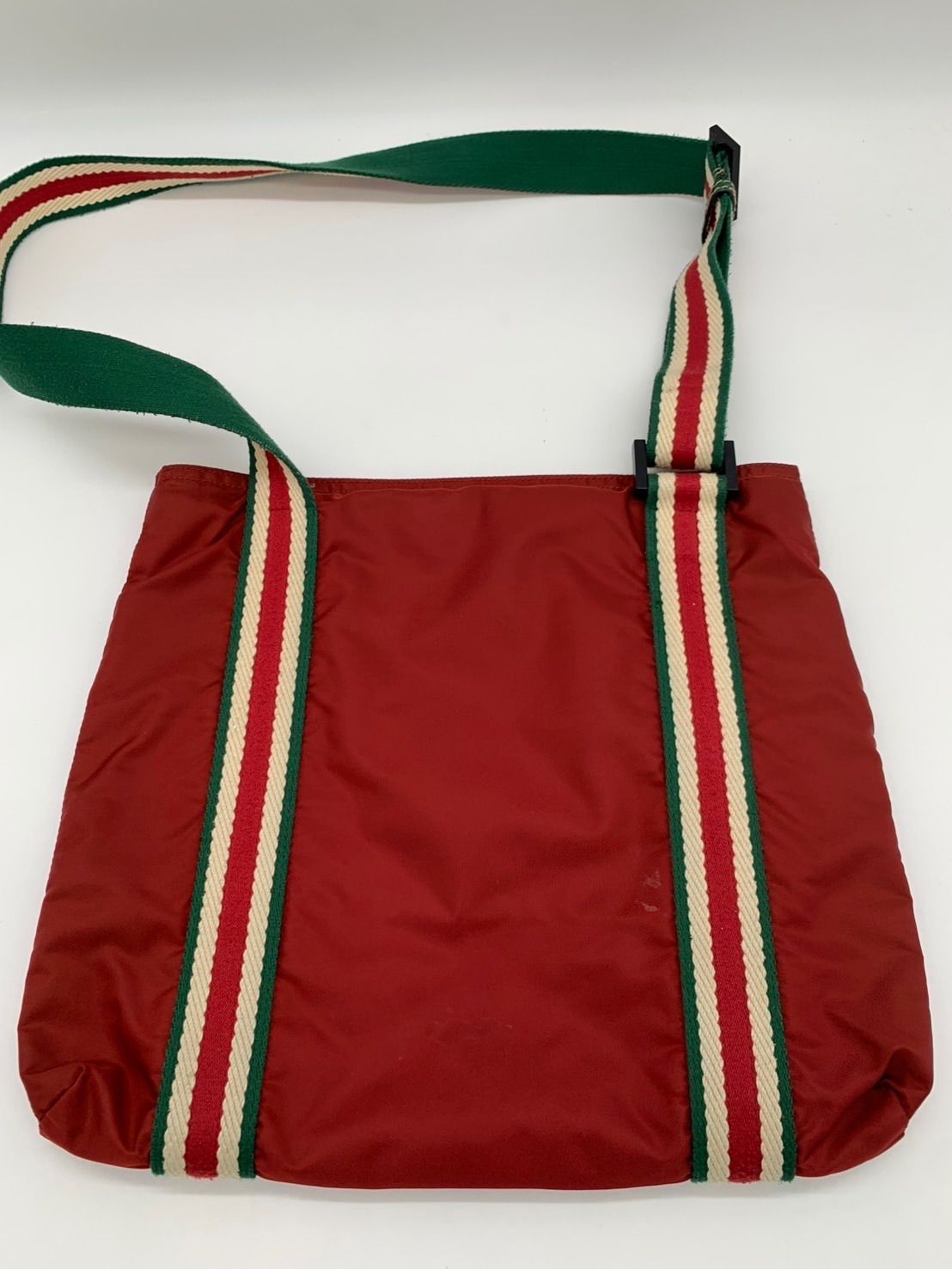 美品 GUCCI グッチ クレスト ショルダーバッグ ナイロン