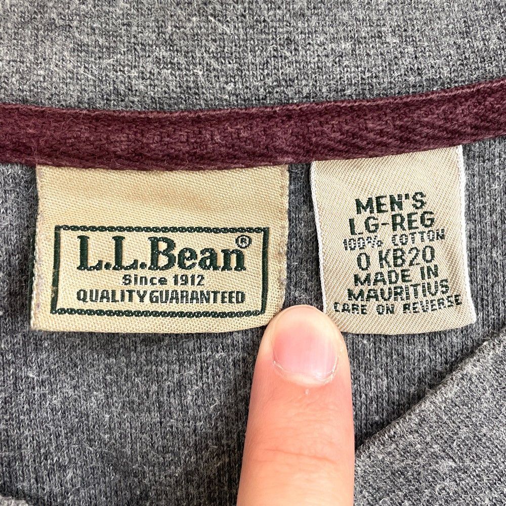 エルエルビーン L.L.Bean サーマル ロングスリーブ Tシャツ ヘンリー