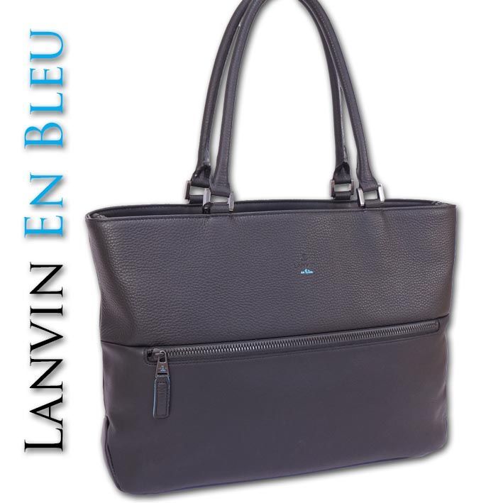 ランバンオンブルー LANVIN en Bleu レザー トートバッグ メンズ