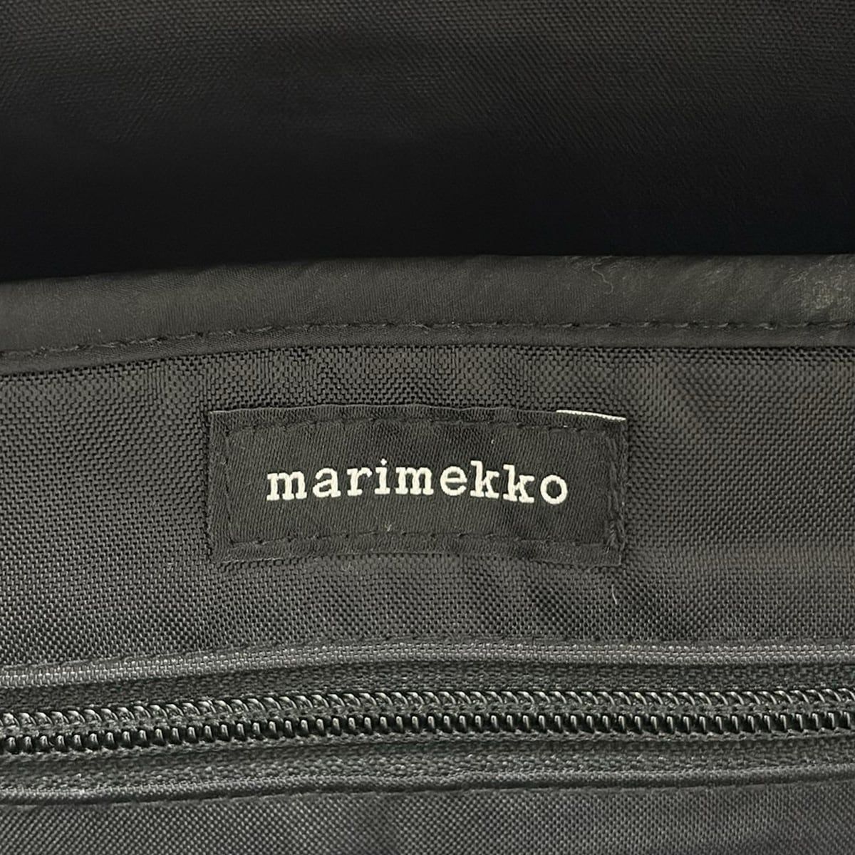 marimekko マリメッコ リュックサック LOLLY 黒 キルティング DECORATOM_COM_BR