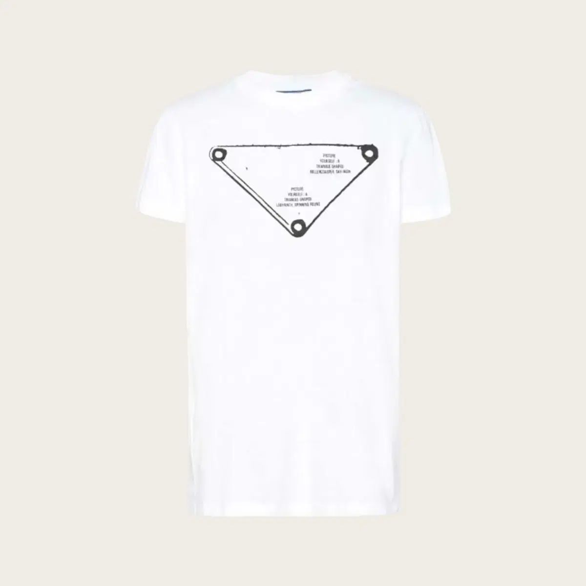 XS PRADA プラダ 三角形 ロゴ クルーネック 半袖