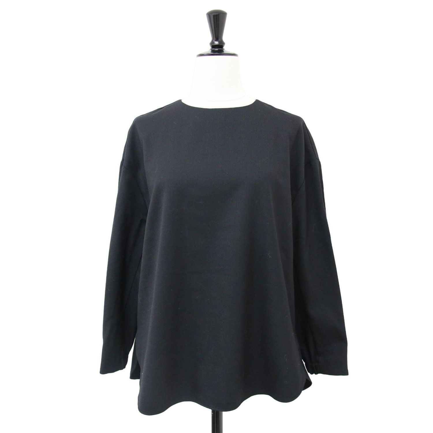【新品未使用】theory luxe スモール　サイズ32 ブラウス　ブラック theory luxe セオリーリュクス ブラウス ブラック 黒 サイズ:32(XS) 23