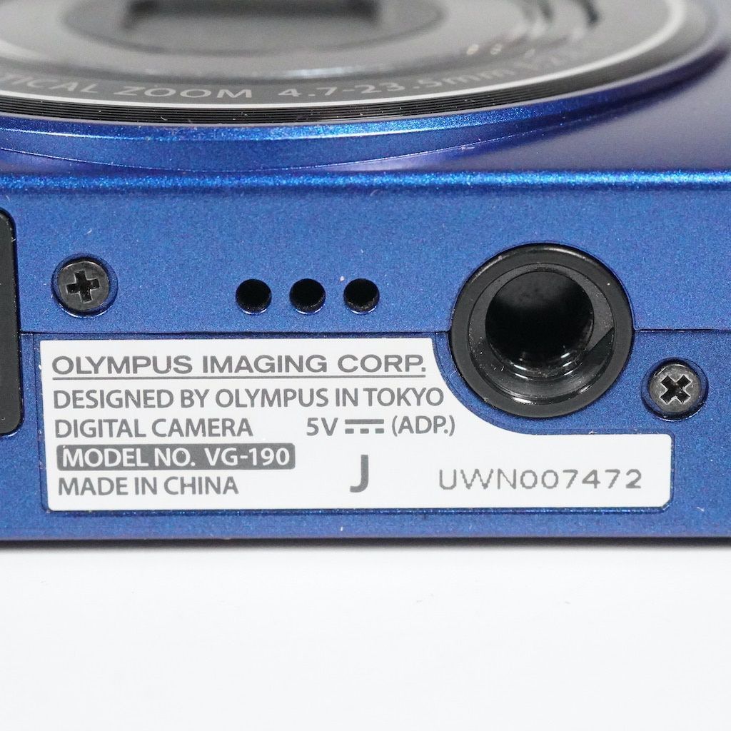 カメラ OLYMPUS オリンパス VG-190 ブルー