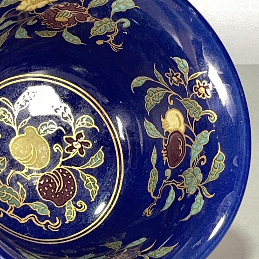 大明宣徳斗彩霽藍釉花圧手杯 茶道具 工芸品 美術品 置物 - メルカリ
