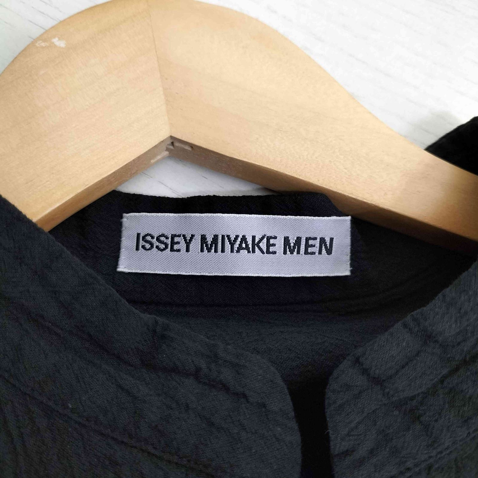 イッセイミヤケメン ISSEY MIYAKE MEN 99SS 銀タグ シワ加工 製品染め 