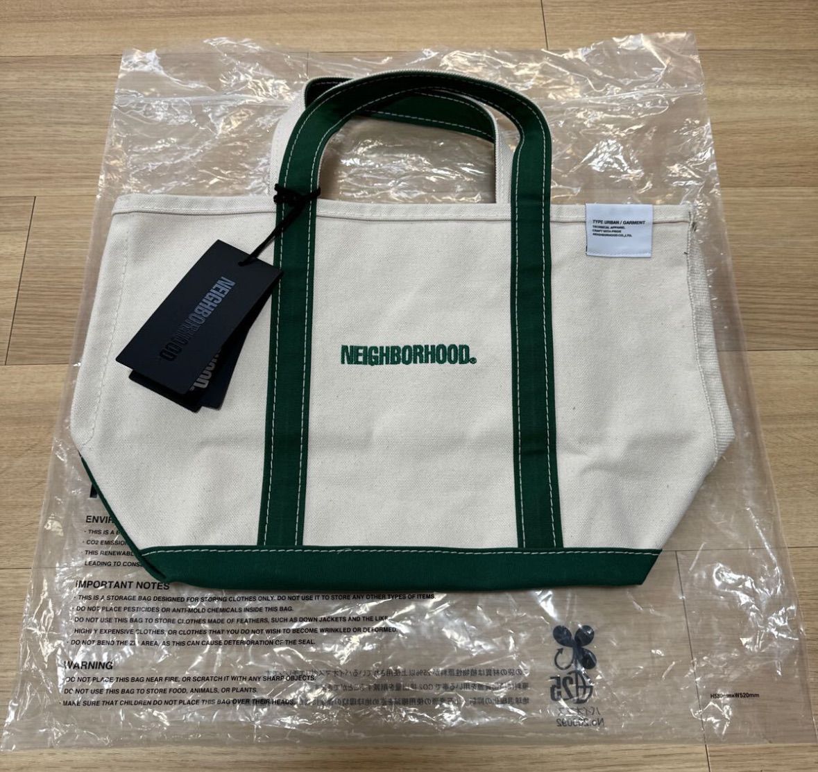 Mサイズ L.L.Bean NEIGHBORHOOD トートバッグ コラボレーション コットンキャンバス トート エルエルビーン ネイバーフッド