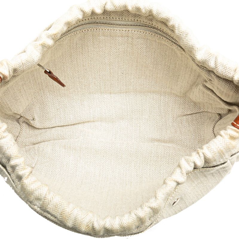 エルメス フールビ25 バッグインバッグ ポーチ ナチュラル ブラウン  