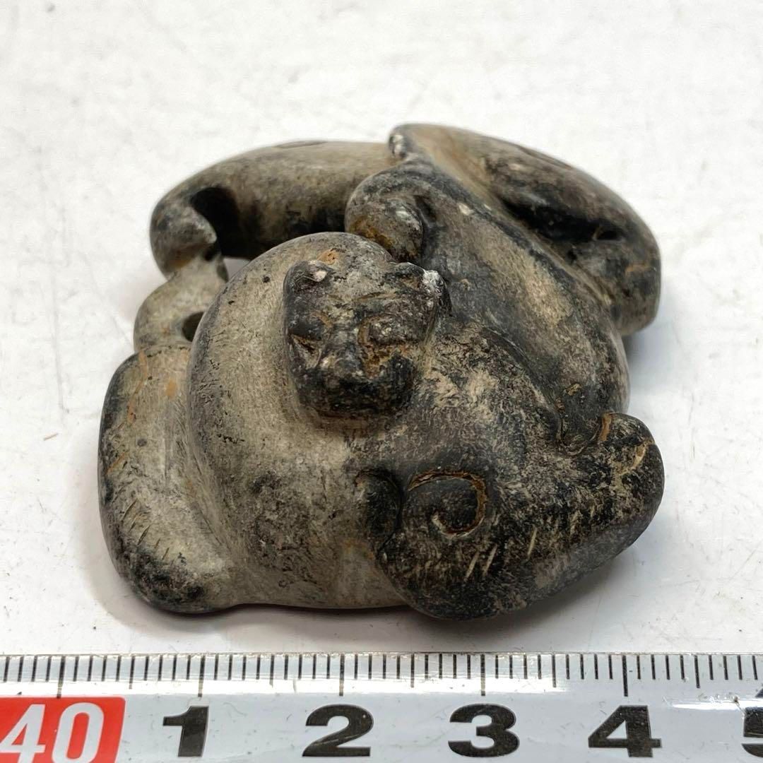 砡製 龍置物根付 直径5.5㎝ 56g 東山6-0316② 楽天市場】龍の