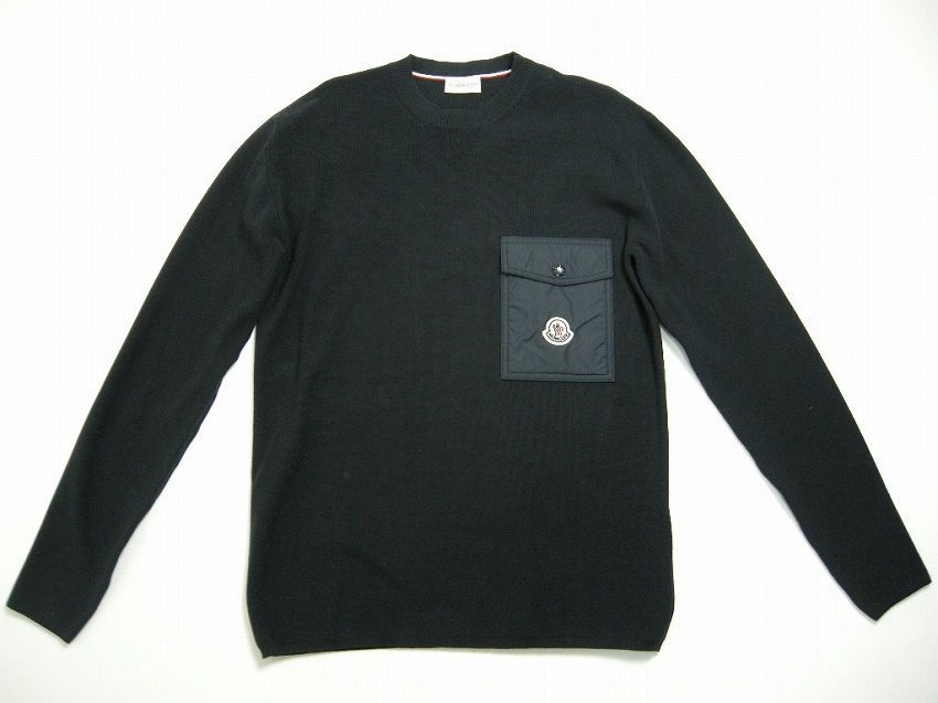 サイズS-XL□新品□モンクレール ポケット付きコットンニットセーター 