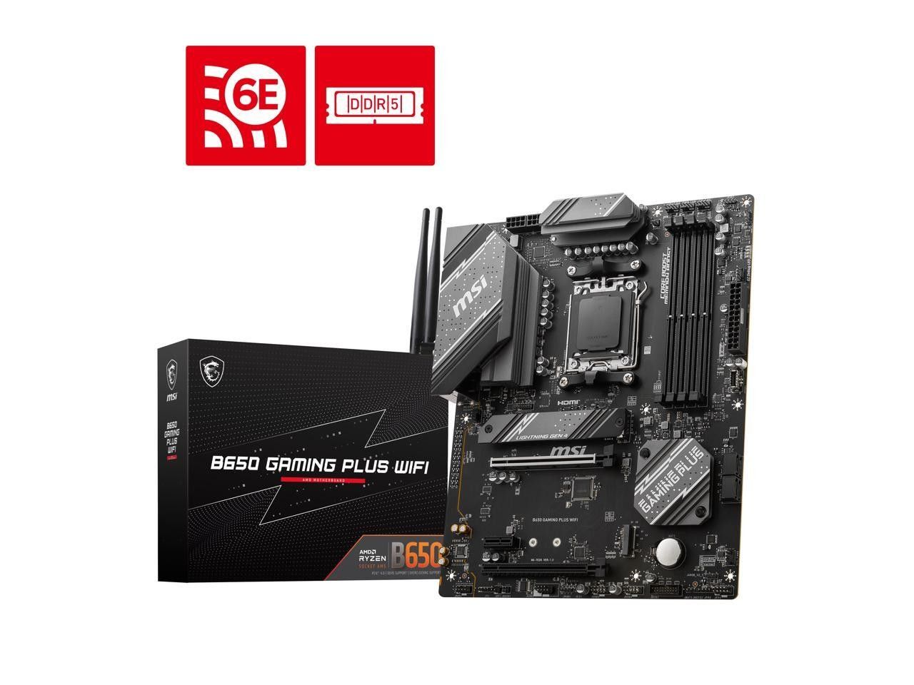 MSI B650 GAMING PL WIFI ゲーミング デスクトップ マザーボード - AMD B650 チップセット - ソケット