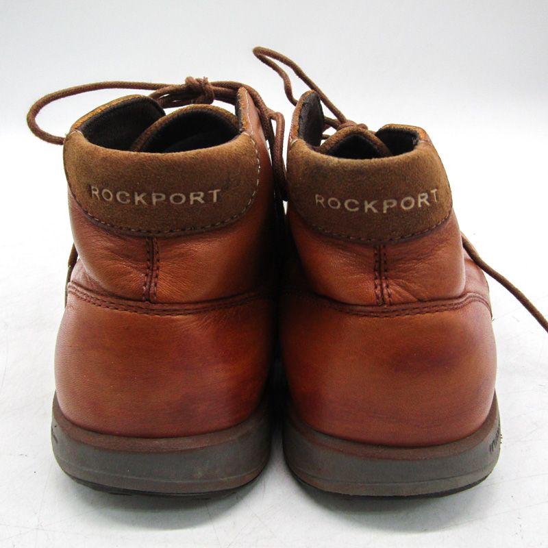 ロックポート デザートブーツ 本革 レザー ブランド シューズ 靴 メンズ 26サイズ ブラウン ROCKPORT 【中古】