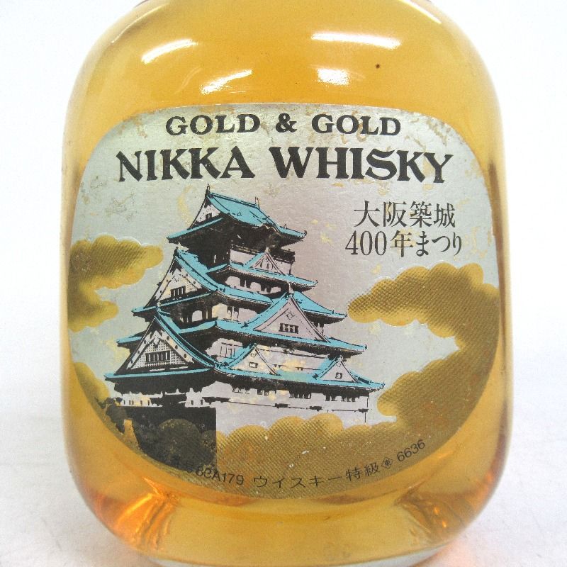 ウイスキーニッカ ニッカ G&G 大阪築城 400年まつり 760ml - メルカリ