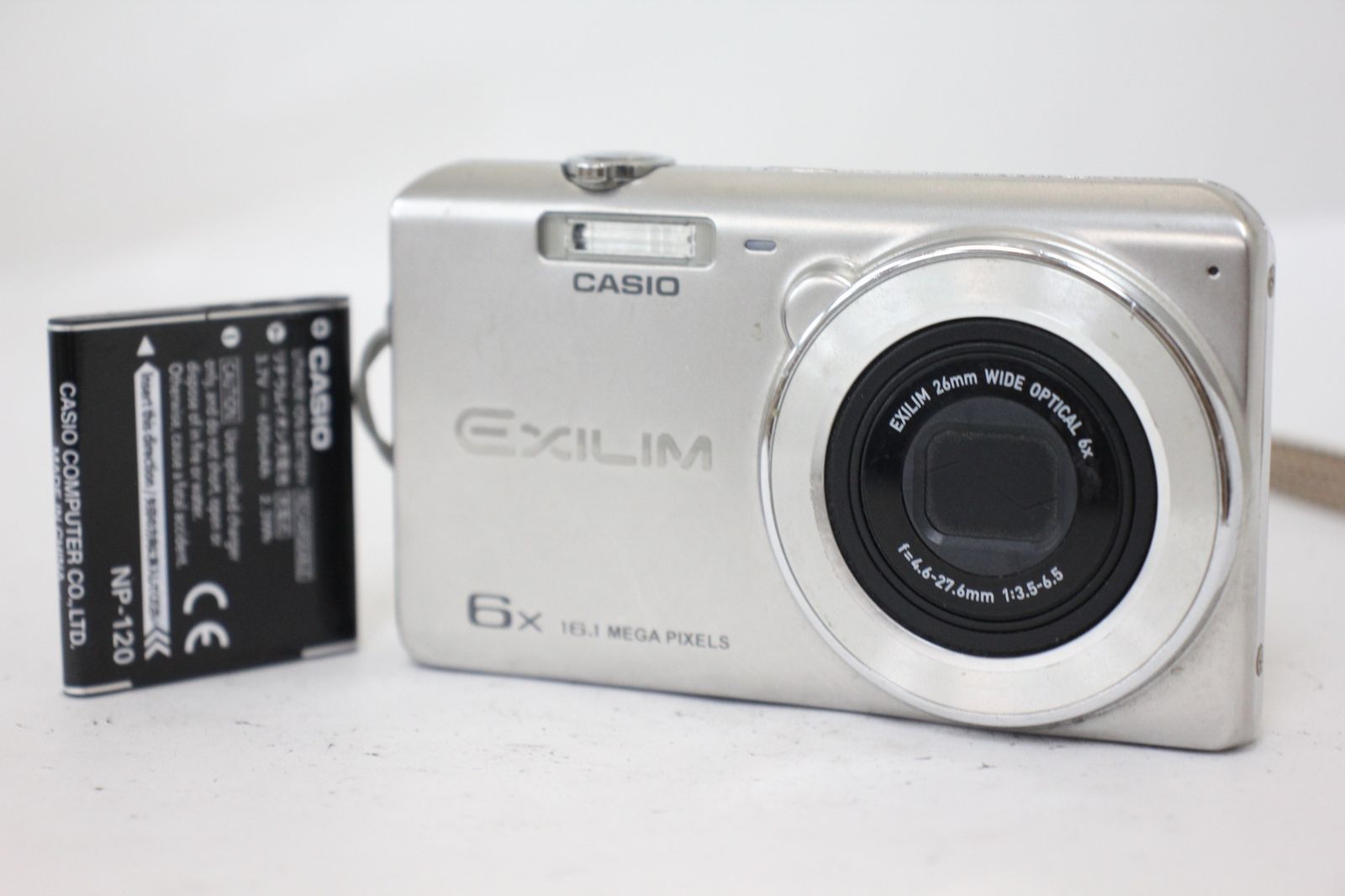 返品保証 カシオ Casio Exilim EX-Z770 6x バッテリー付き コンパクトデジタルカメラ e698