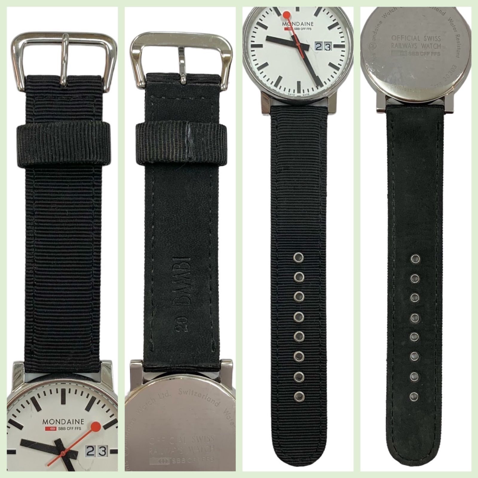 美品⭐️モンディーン MONDAINE】 スイス レイルウェイ ウォッチEVO 