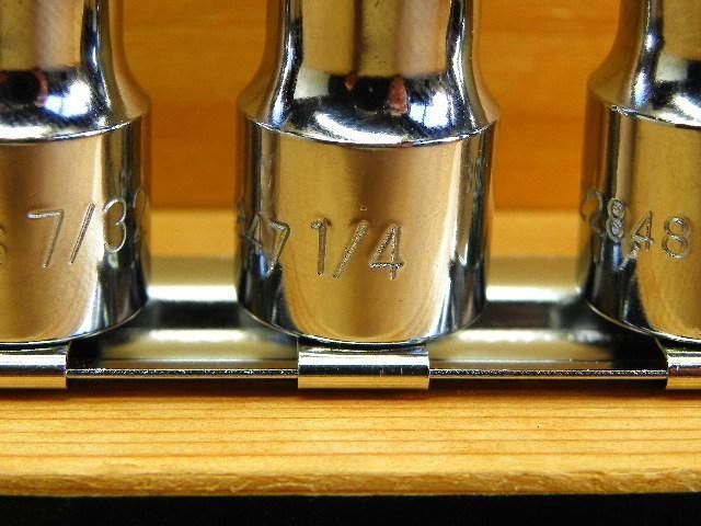 シグネット3&frasl;8(9.5)sq インチ ヘックス ビット ソケット セット7
